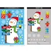 Adesivos Estáticos de Rena do Papai Noel Transfronteiriços Adesivos Decorativos de Desenho Animado para Janelas de Vidro de Shopping de Natal Pintura de Natal