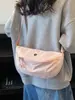 2026 Estilo Nuevo Ligera Casual Color Sólido Simple Tela de Nylon Portátil Elegante Hombro Único Cruzada Bolso de Mujer para Uso al Aire Libre