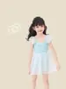 Trajes de Baño para Niñas Poliéster Pequeño Fresco Vestido de Princesa Japonesa Niñas Bebé Traje de Baño para Aguas Termales Venta al por Mayor Profesional