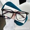 2024 nuevo TR90 ciencia y tecnología para hombre montura grande se puede equipar con montura para miopía pequeño libro rojo rojo en línea luz anti-azul gafas planas
