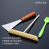 Ferramentas para panqueca ancinho de bambu libélula de bambu frigideira para panqueca raspador escova de frutas para panqueca raspador de ovo para panqueca artefato de venda de barraca