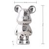 Boneca de urso de amor de desenho animado fofo de cerâmica de 18cm decoração de urso violento sala de estar armário de vinho mesa decoração de casa