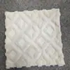 Funda de almohada transfronteriza sin relleno, terciopelo de copo de nieve, almohada de color sólido acolchada grande de nieve, almohada para sofá de oficina, almohada de cabecera