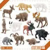 Mini fazenda de simulação transfronteiriça aves frango pato ganso vaca animal pequeno modelo em miniatura mesa de areia ornamentos de paisagismo atacado