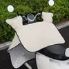 Capa para para-brisa de patinete elétrico, à prova de vento e sol de verão, fina e leve, adequada para bicicletas elétricas e motocicletas, design simples, uso em todas as estações