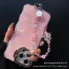 Nueva Cadena de Teléfono Móvil de Aleación con Circonita de Mariposa, Cadena Colgante Corta de Cuentas para Muñeca, Cuerda Colgante para Funda de Teléfono Móvil, Llavero de Coche