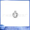 Pandora 925 Cobre Blanco Plateado Pulsera Cuentas Accesorios DIY Caja de Regalo Carro Cuentas Corona