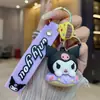 Colgante Llavero Donut Sanrio para Mujer, Lindos Dijes de Mochila de Pareja My Melody Kuromi, Venta al por Mayor de Fábrica