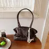 Bolsa tote de gran capacidad para mujer, modelo nuevo 2026, con moño y lunares, simple y elegante, versátil para ir al trabajo