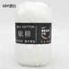 Yi Algodón 4 Hebras Algodón Leche Grosor Medio Lana Bouquet Manta Chal Bufanda Ganchillo DIY Tejido a Mano Bolsa de Materiales