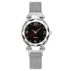 Reloj para Mujer con Esfera Digital Popular de Cielo Estrellado Douyin Reloj para Mujer Cuarzo Imán de Hierro Magnético Procesamiento Personalización