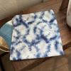 Gong Pei 2024 Nuevo Pañuelo Cuadrado Pequeño Tie-dye Verano Vintage Pañuelo para la Cabeza Protector Solar Baotou Pañuelo Elegante Combinable Pañuelo Pequeño