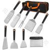 Amazon Transfronteiriça em estoque Conjunto de Ferramentas para Churrasco ao Ar Livre Aço Inoxidável Teppanyaki Pá Ferramentas Conjunto para Churrasco