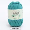 Hilo de Tela de Color Sólido de Alta Elasticidad para Tejer Pantuflas, Zapatos de Ganchillo, Bolsas DIY, Cojines de Cuna, Fabricante de Hilo para Sombreros