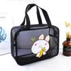 Bolsa de lavagem de malha anti-vazamento Bolsa de banho feminina de grande capacidade Bolsa de banho portátil Cesta de banho de viagem masculina Bolsa de armazenamento para cesta de banho