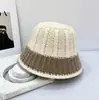 Al por mayor 25 Años Principios de Otoño Nuevo Estilo Japonés Cálido de Dos Tonos Gorro de Pescador Tejido, Adelgazante de Rostro, Transpirable, Versátil