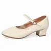 Zapatos cuadrados de baile latino para adultos, zapatos de baile de suela blanda, zapatos de baile moderno para mujer, zapatos para actuaciones grupales, zapatos de profesor