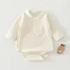 Mameluco para bebé, mono de algodón suave Clase A para bebé, ropa para recién nacido, pijama Clase A, traje de triángulo para gateo infantil