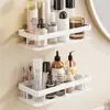 Estanterías de Almacenamiento para Baño en Múltiples Colores, Estantes de Almacenamiento de Pared sin Taladro, Suministros de Organización para Baño, Etiquetado de Venta al por Mayor Transfronteriza