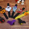 Pulseras de Halloween para Suministros de Fiesta Infantil y Disfraces Nuevo Festival Fantasma Calabaza Murciélago Decoración de Muñeca a Presión