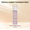 Udclub Perfume en Spray Sin Alcohol Transfronterizo Spray de Fragancia Corporal con Números Dorados, Fragancia Brasileña de Larga Duración