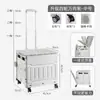 Carrito de Compras Grande, Carrito de Compras Plegable Pequeño, Carrito Doméstico, Carrito de Mano, Carrito Mágico para Recoger Paquetes, Carrito de Empuje Pequeño