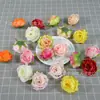 Flor de rosa de sueño de simulación decoración del hogar caja de flores caliente transfronteriza con flores cabeza de bandera de traje antiguo hacer corona arreglo floral