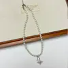 Colar Pingente de Estrela com Contas de Luxo Leve e de Alta Qualidade, Estilo de Nicho, Corrente Elegante para Clavícula, Acessório de Pescoço da Moda e Versátil para Mulheres