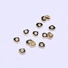 Contas espaçadoras de ouro 14K com retenção de cor, contas de formato irregular, artesanais, pulseiras, colares de contas, acessórios, atacado