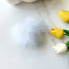 Bola de Pelo de Imitación de Zorro 10 cm Accesorios de Piel Personalizados Bola de Peluche DIY Alta Elasticidad Piel Sintética Accesorios Decorativos Artificiales Bola Redonda