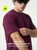 Camiseta Deportiva Tai Le Xing de Enfriamiento con Bordado de Raíz de Loto Nuevo Producto Primavera y Verano 2026 Deportes al Aire Libre Casual Holgada Color Sólido Manga Corta