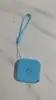 Cinta métrica cuadrada portátil de estilo nórdico en color macarrón con cordón, cinta métrica suave de retracción automática, cinta métrica cuadrada para cintura