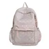 Mochila Feminina de Nicho Estilo Coreano para Alunos do Ensino Fundamental/Médio e Universitários, Leve para a Aula, Armazenamento, Mochila de Viagem Céu Estrelado