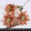 Crisântemo de Garra Grande Flor Artificial Arranjo de Casamento Buquê Decoração Arranjo Floral Suprimentos de Casamento Adereços Florais Artificiais Flor Peônia