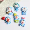 Accesorios de Resina para Manualidades de Dibujos Animados Joyería Gato Mecánico Lindo Pegamento de Crema Pasador Hecho a Mano Accesorios para Funda de Teléfono Móvil Hebilla de Zapato