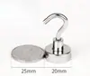 Ganchos Magnéticos Fuertes de Neodimio Hierro Boro, Ganchos Magnéticos de Almacenamiento sin Taladro, Ganchos Magnéticos para Cocina y Hogar, Al por Mayor de Fábrica en Stock