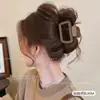 Adecuado para cabello fino, pinza de garra de tamaño mediano, sensación de alta gama, nuevo pasador 2026 para mujer, para sujetar la parte trasera de la cabeza, pinza de tiburón