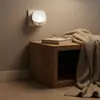 Luz nocturna de inducción inteligente con control de luz para protección ocular, comercio exterior transfronterizo, luz nocturna para dormir en dormitorio infantil, luz de inducción enchufable en mesita de noche