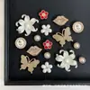 Accesorios de hebilla de mariposa y flor de perlas desmontables DIY transfronterizos para zuecos, accesorio de moda, pieza única