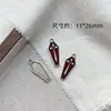 Pingente Espada Cruz Coração Exagerado Estilo Gótico Diablo Material para Pulseira Colar Artesanal Acessórios de Contas