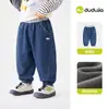 1 Pieza 10% de descuento Denim SuavePantalones para Niños Ropa de Bebé Dudu Jeans para Niños Moda de Primavera Pantalones para Bebé