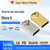 Pen Drive USB Mini de Alta Velocidade em Metal para Computador Produto Inteligente Criativo para Laptop Computador Diverso 16g 32g Personalizado 64g