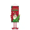 Novo tecido de pendurar e bandeira impressos de Natal transfronteiriços, tecido para decoração de fundo de festa, suprimentos de decoração para feriados atacado