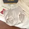 Ropa interior de algodón tipo nube antibacteriana de cintura media fina sin pelusa estilo dulce simple para cadera ropa interior de invierno al por mayor