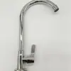 Torneira de Cozinha Simples Fria em Aço Inoxidável para Lavatório Pia Bacia Anti-Salpicos Torneira Simples Fria
