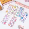 Pegatinas 3D Coloridas Rellenas de Agua para Agitar Unicornio Animales Lindos Manualidades Educativas para Niños Recompensas Decoración de Teléfono