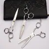 Tesouras de Cabeleireiro de Aço Inoxidável para Dropshipping, Produto Genuíno Profissional, Tesoura Reta de 6 polegadas e Tesoura de Desbaste, Tesouras Especiais para Corte de Cabelo para Cabeleireiros