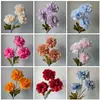 Arranjo de flores de peônia estilo chinês, 3 peças, estilo Chanel, flores de casamento de alta qualidade, decoração de sala de estar, paisagismo externo