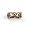 Qk083 Tubo Hueco Corto Curvado Anillo para Extensiones de Cabello DIY Pulsera Collar Estilo Étnico Accesorios de Joyería de Aleación de Zinc Directo del Fabricante