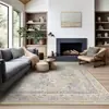 Alfombra de Piso Doméstica Estilo Persa Retro Bohemio Transfronteriza Terciopelo de Cristal Base de Plástico con Puntos Alfombra para Mesa de Café Dormitorio Estudio
